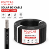 Polycab Solar DC Cable 4 Sq.mm 1 Core | XLPO UV Resistant PV Cable