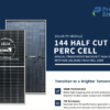 Premier Energies 550W DCR Mono PERC Bifacial Transparent Solar Panel