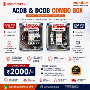 ZENSOL ACDB & DCDB Combo Box (1 Phase)