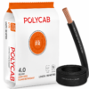 Polycab LF FR 4 Sq.mm 1 Core Copper Wire – Black | 180 Meters