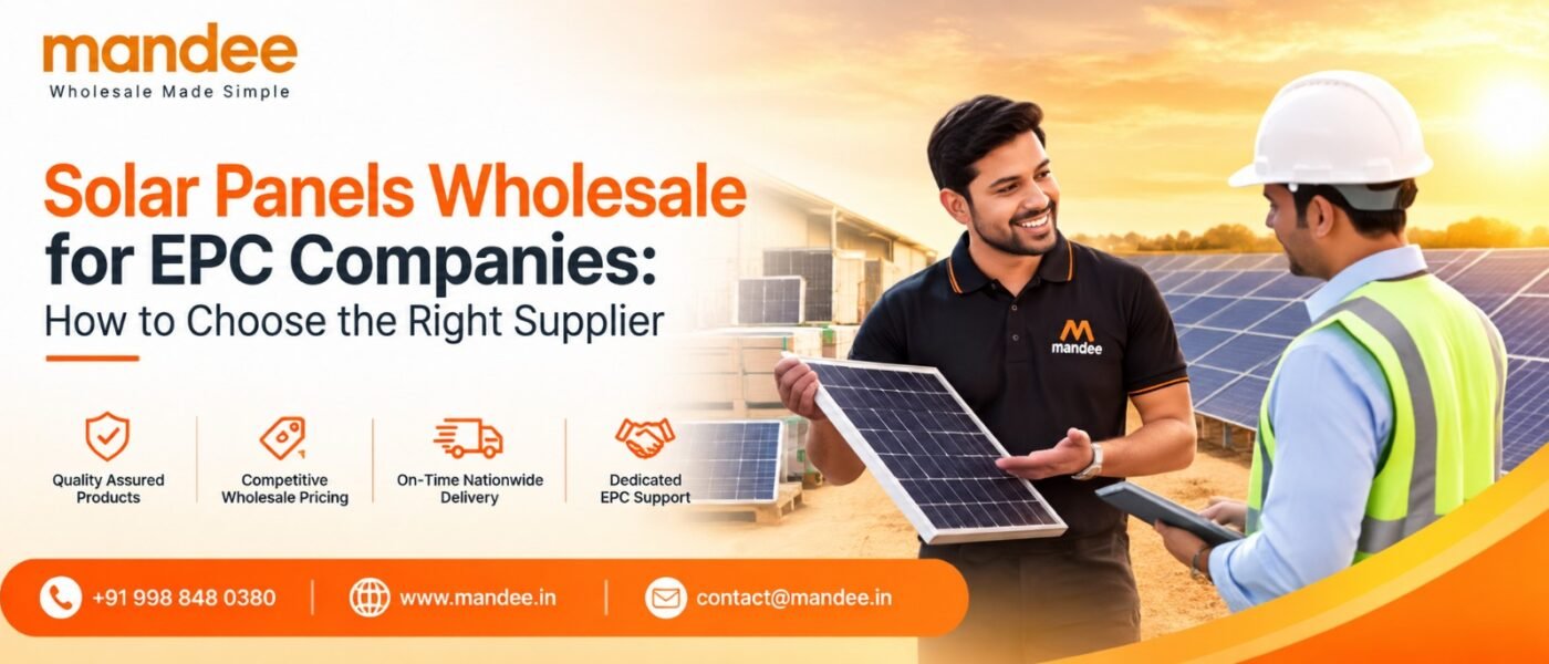 Solar panels wholesale supplier for EPC companies in India