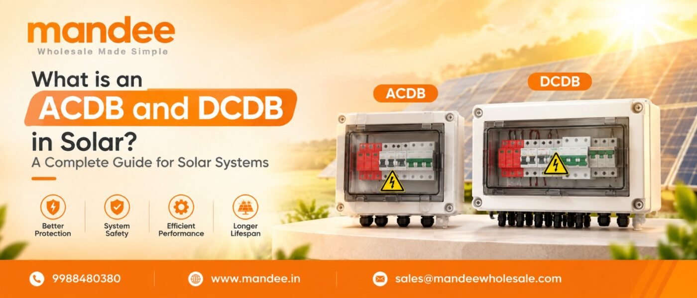 ACDB and DCDB in a solar power system